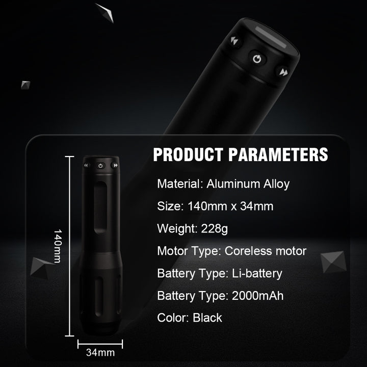 2000mAh Battery Wireless Tattoo Pen Machine