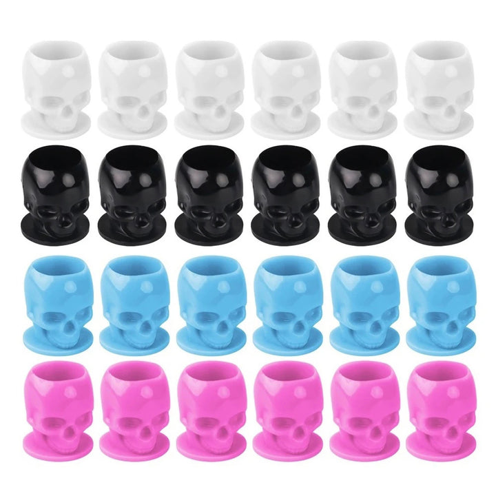 200PCS Saferly Skull Tattoo Ink Caps