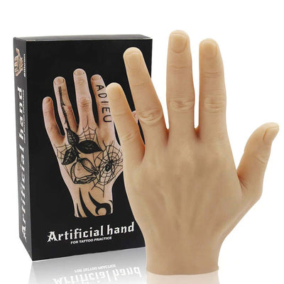 3D Premium Silicone Tattoo Practice Hand Fake Hand Skin for Tattoo Practice