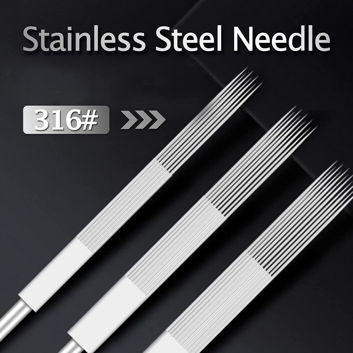 50Pcs Disposable Sterilized Tattoo Needles