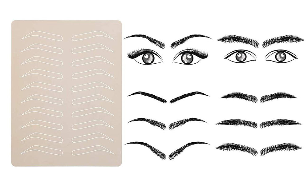 Soft Real Silica Eyebrow Tattoo Practice Skin