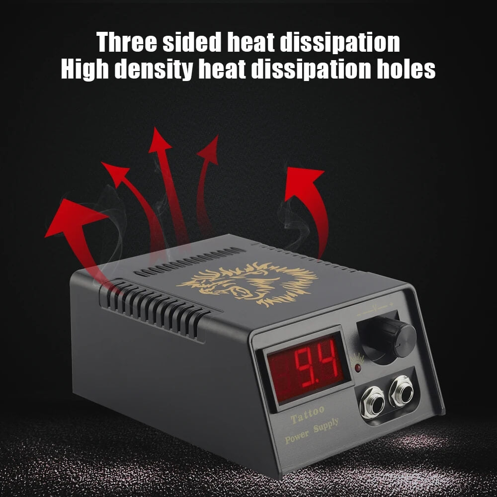 Digital LCD Tattoo Power Supply Durable Tattoo Power Source