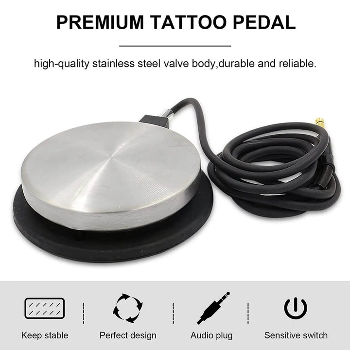 Heavy Duty Stainless Steel Tattoo Foot Pedal Switch