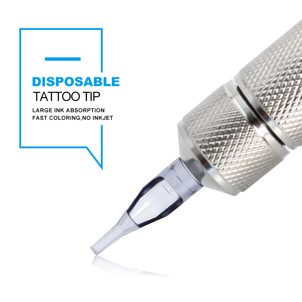 50pcs Disposable Grey Tattoo Nozzle Tips
