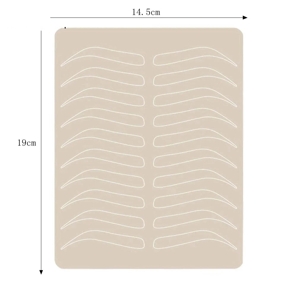 Soft Real Silica Eyebrow Tattoo Practice Skin