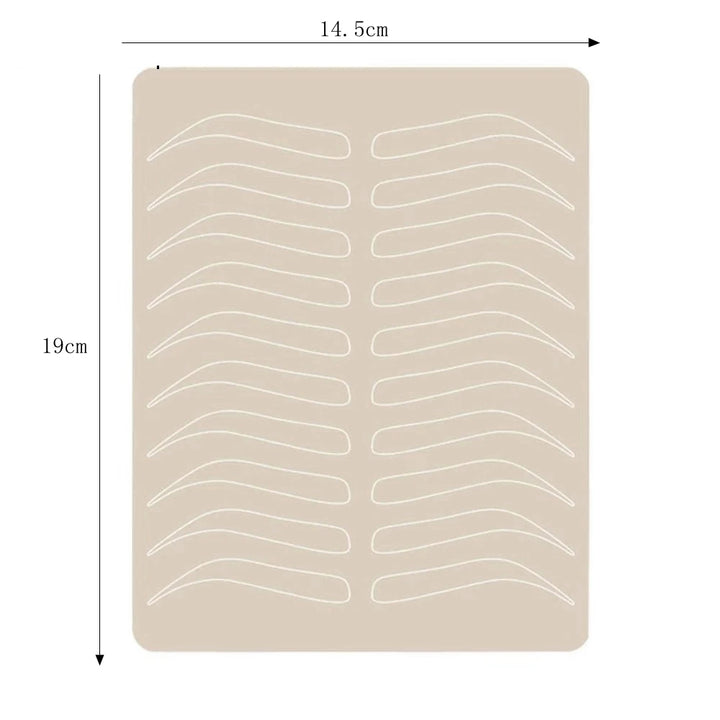 Soft Real Silica Eyebrow Tattoo Practice Skin