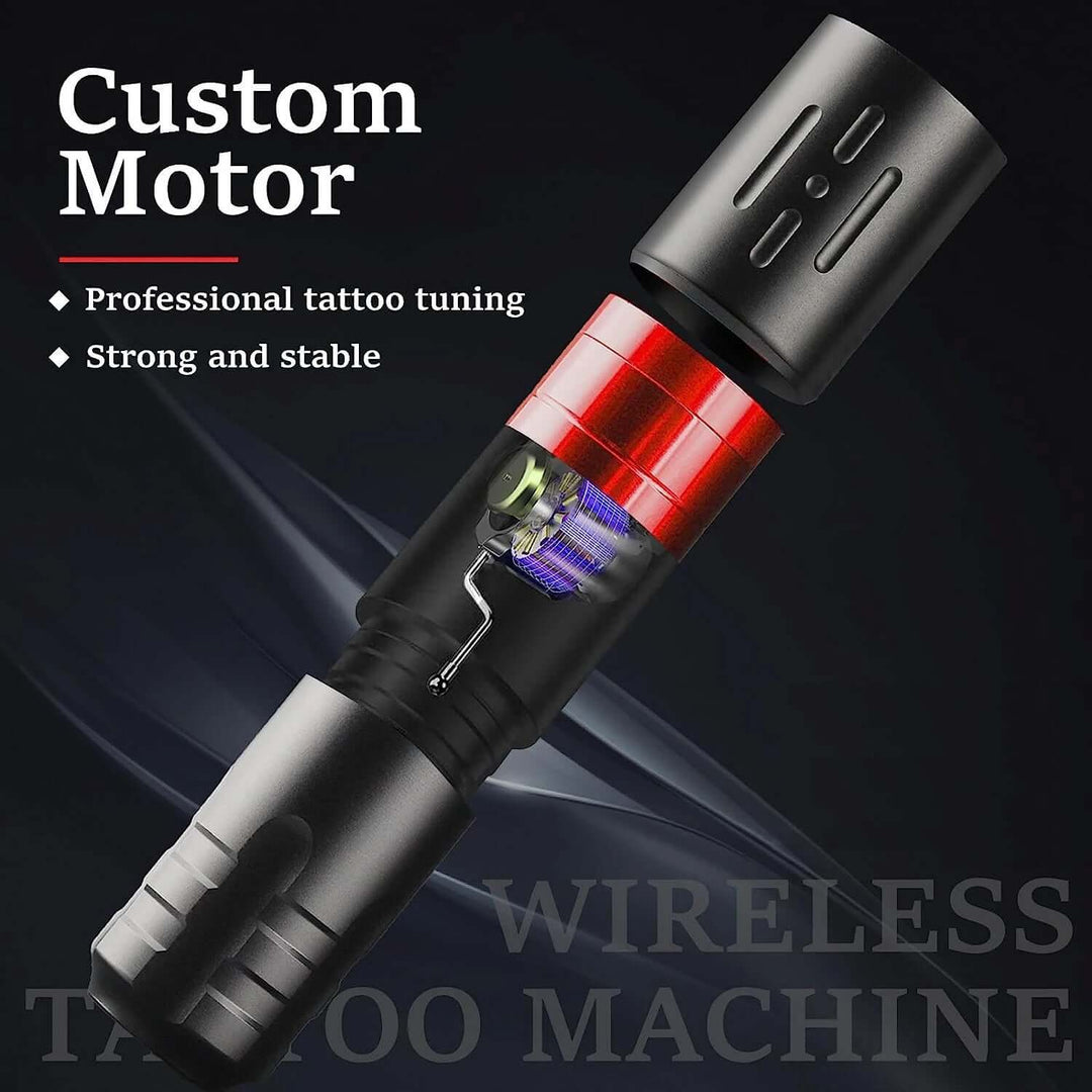 Wireless Rotary Tattoo Machine Pen Smart Screen