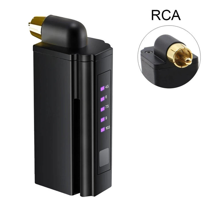 RCA/DC Mini Wireless Tattoo Power Supply