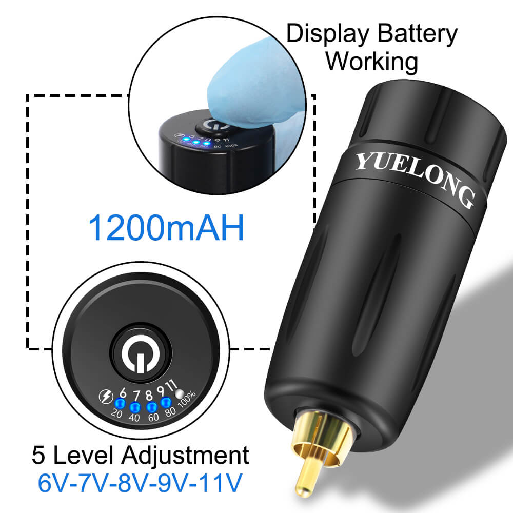 wireless tattoo machine power supply 