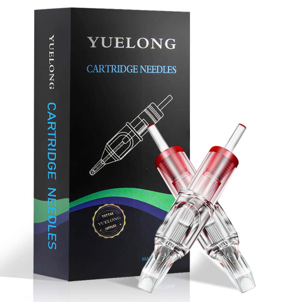 Cartridge Tattoo Needles- Yuelong 20PCS 0.35MM Disposable Curved Magnum Tattoo Cartridge Needles for Tattoo Supply