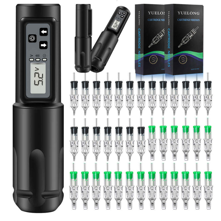 wireless tattoo cartridge machine pen kit