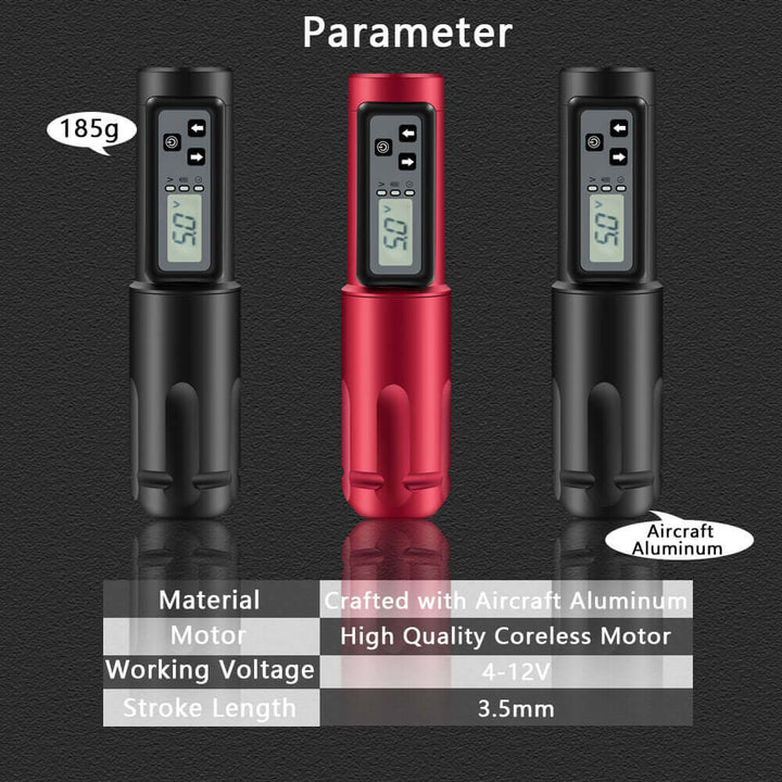 wireless tattoo cartridge machine pen